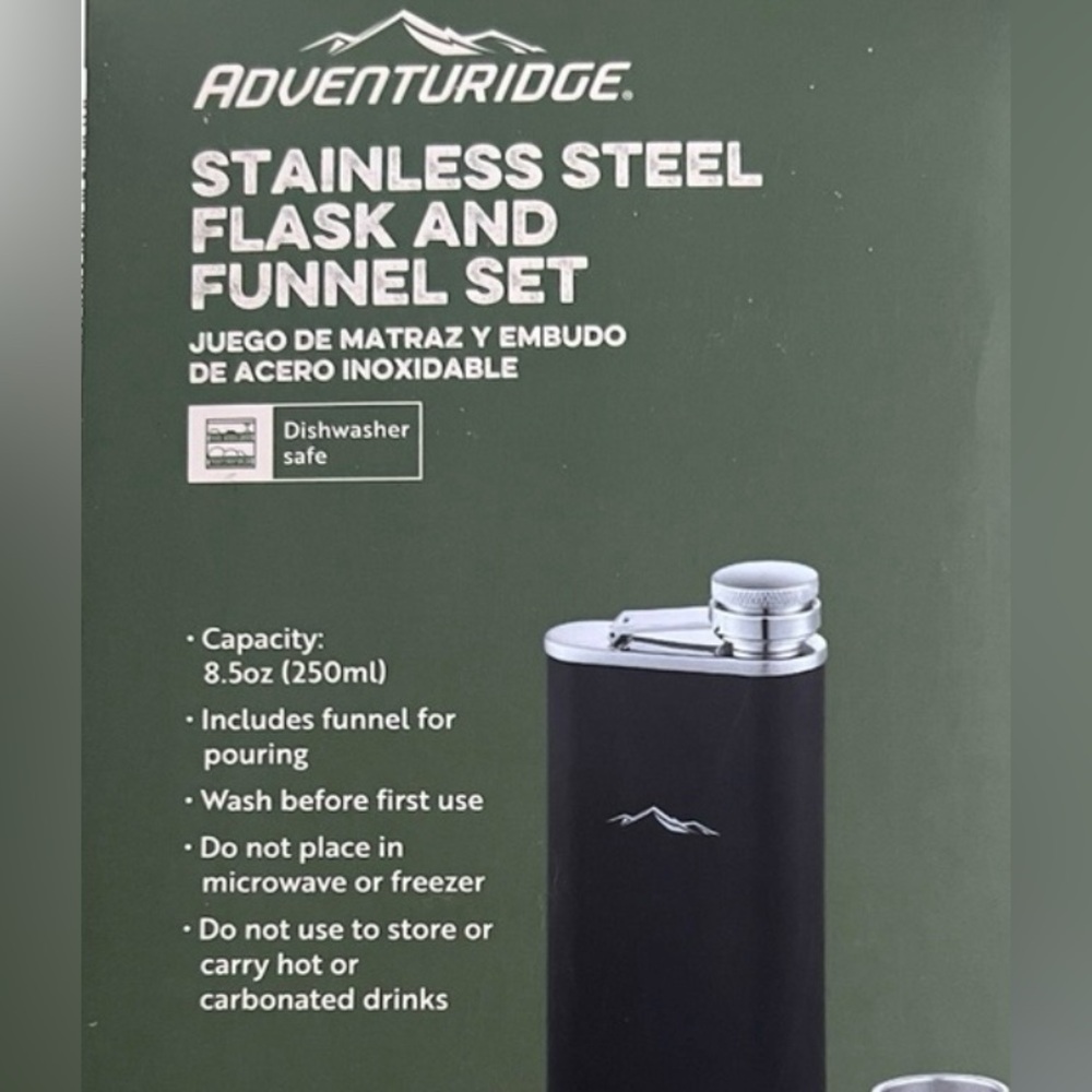 NWT…CONTIGO BLACK TUMBLR AND ADVENTURIDGE FLASK SET - Picture 4 of 16